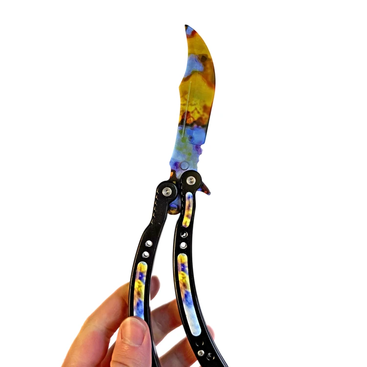 NÓŻ MOTYLKOWY CASE HARDENT TRENINGOWY CSGOCS2 IRL .webp