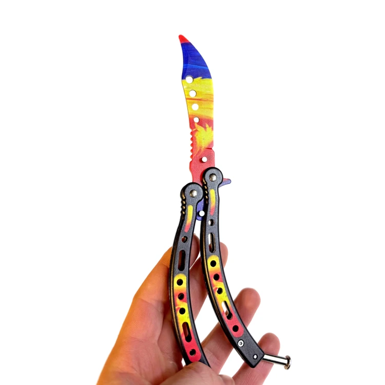 NÓŻ MOTYLKOWY MARBLE FADE TRENINGOWY CSGO.webp