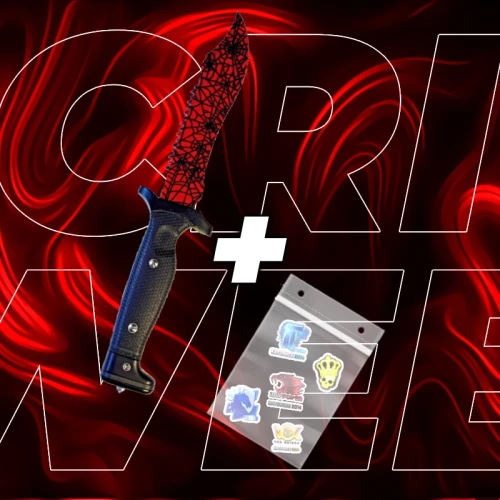 NÓŻ BOWIE CRIMSON WEB OSTRY CSGO.webp
