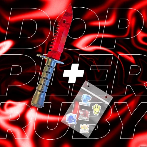 NÓŻ M9 BAYONET DOPPLER RUBY TRENINGOWY CS2.webp