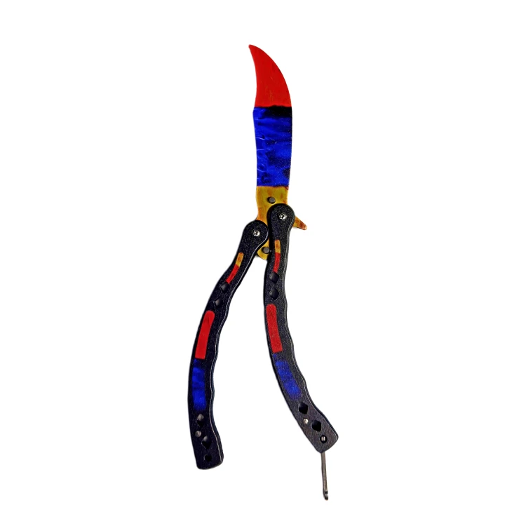 NÓŻ MOTYLKOWY MARBLE FADE TRENINGOWY.webp