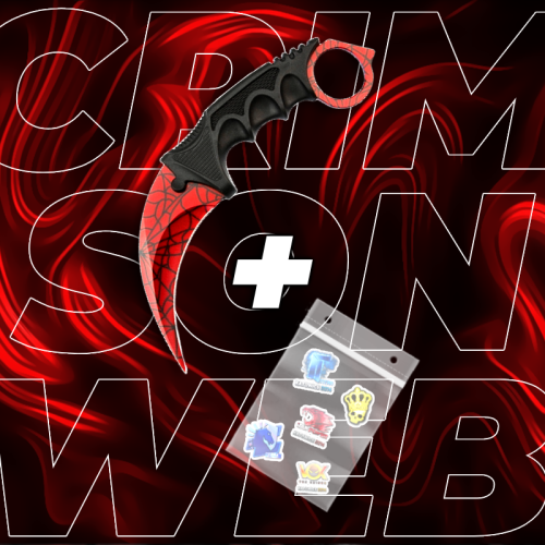 NÓŻ KARAMBIT CRIMSON WEB CS2CSGO IRL .png