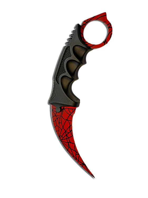 NÓŻ KARAMBIT CRIMSON WEB CS2CSGO IRL .png