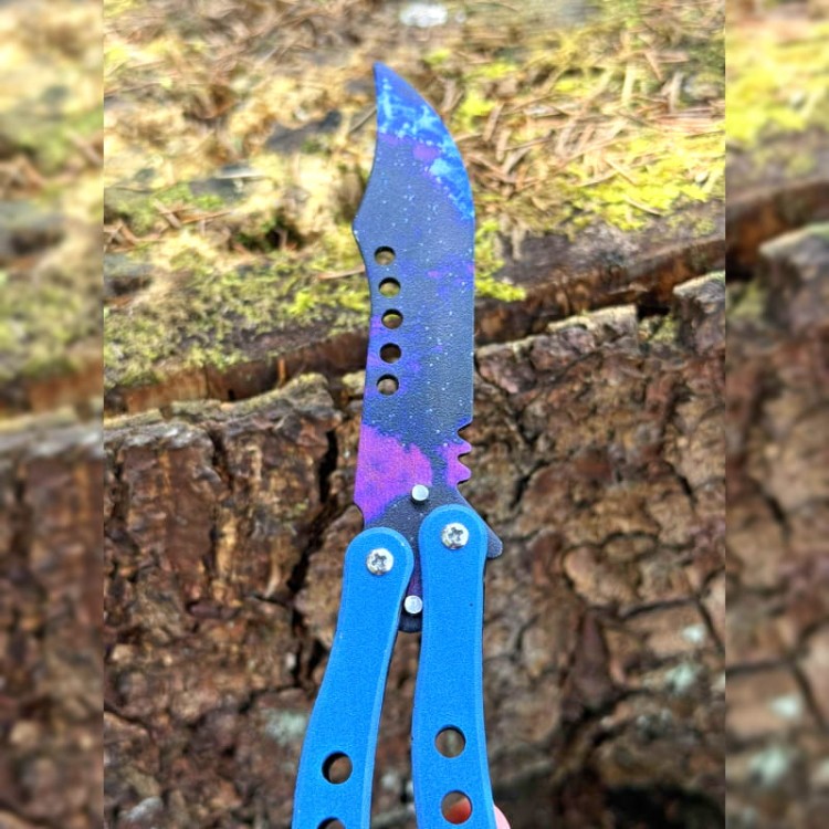 NÓŻ MOTYLKOWY TRENINGOWY GALACTIC CS2CSGO IRL.jpg