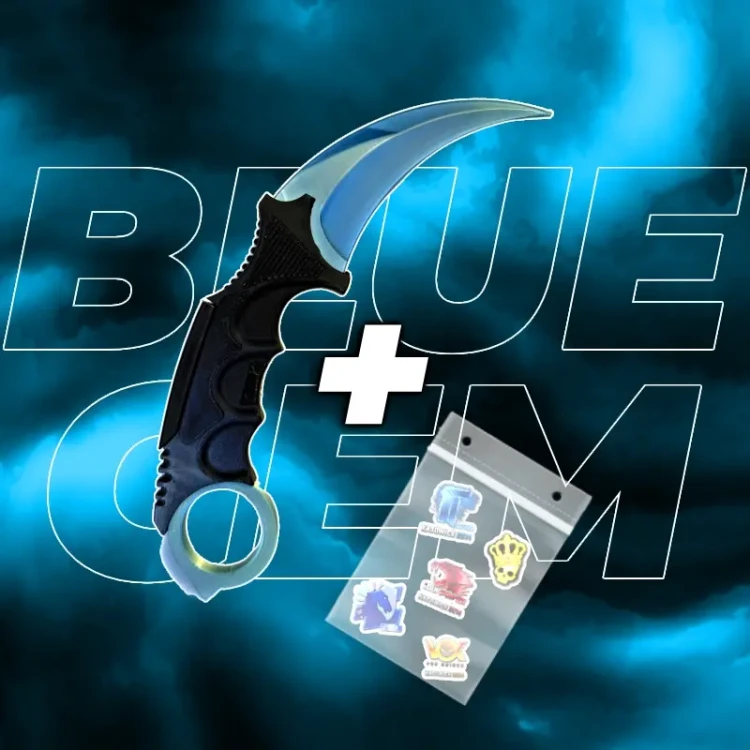 KARAMBIT BLUE GEM CS2 DRUK 3D.webp