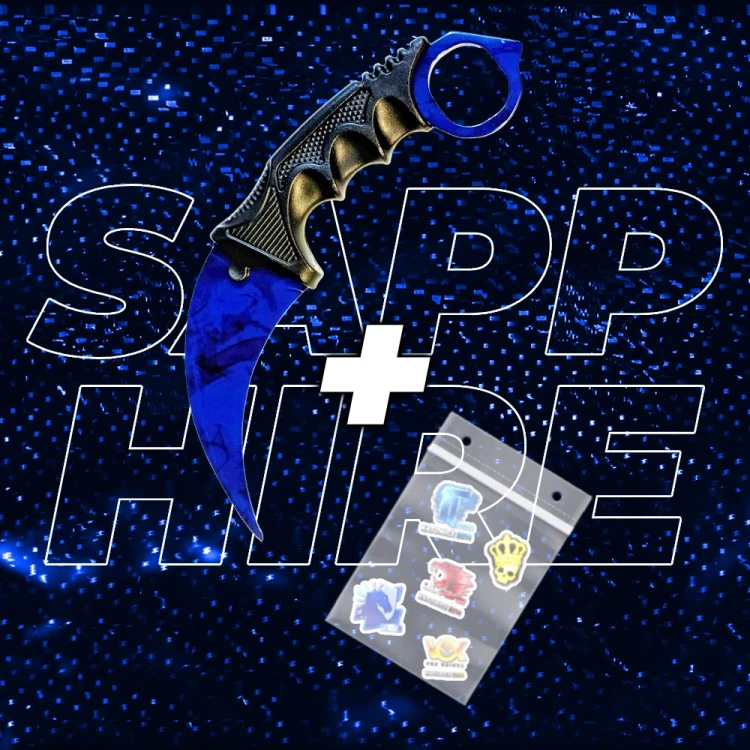 KARAMBIT TRENINGOWY SAPPHIRE CS2.webp