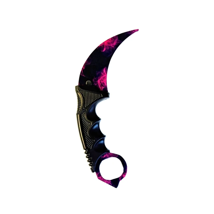 NÓŻ KARAMBIT TRENINGOWY PINK FUSION CS2.webp