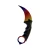 NÓŻ KARAMBIT TRENINGOWY MARBLE CS2.webp