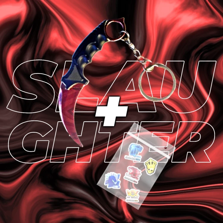 BRELOK KARAMBIT SLAUGHTER CS2.webp