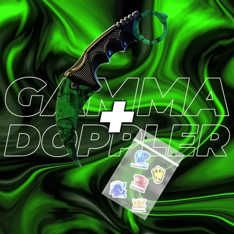 NÓŻ KARAMBIT TRENINGOWY GAMMA DOPPLER CS2.webp