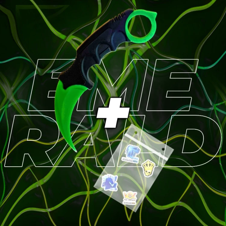 KARAMBIT EMERLAD CS2 DRUK 3D.webp