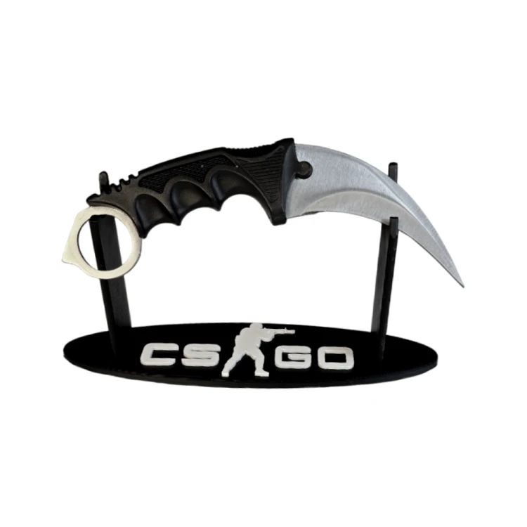 NÓŻ KARAMBIT SILVER OSTRY CS2CSGO IRL.webp