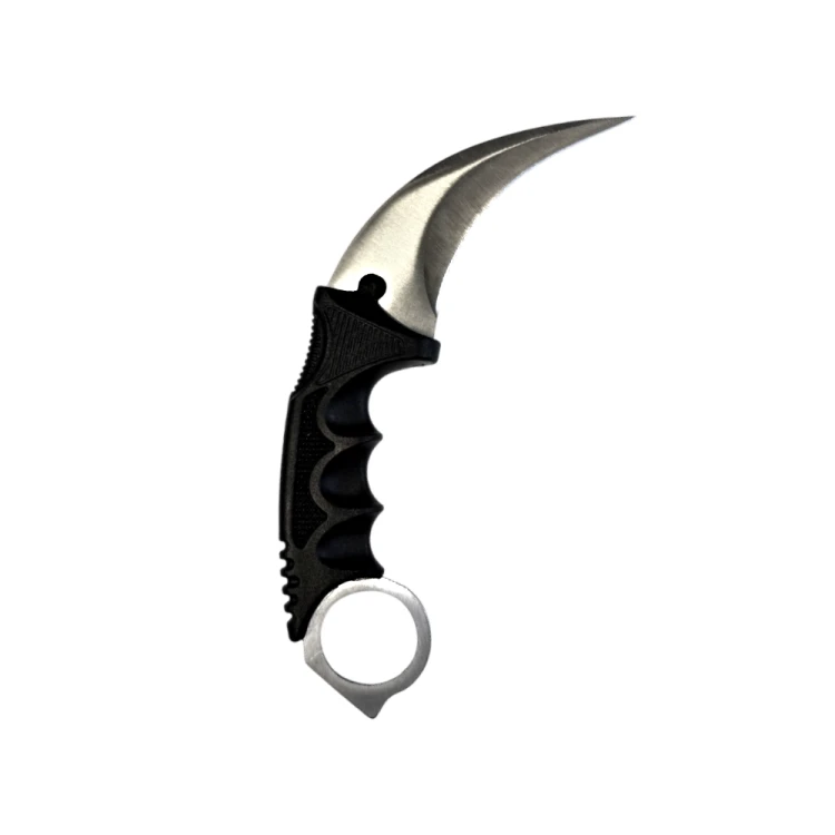 NÓŻ KARAMBIT SILVER OSTRY CS2CSGO IRL.webp