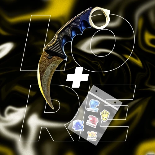 NÓŻ KARAMBIT TRENINGOWY LORE CS2.webp