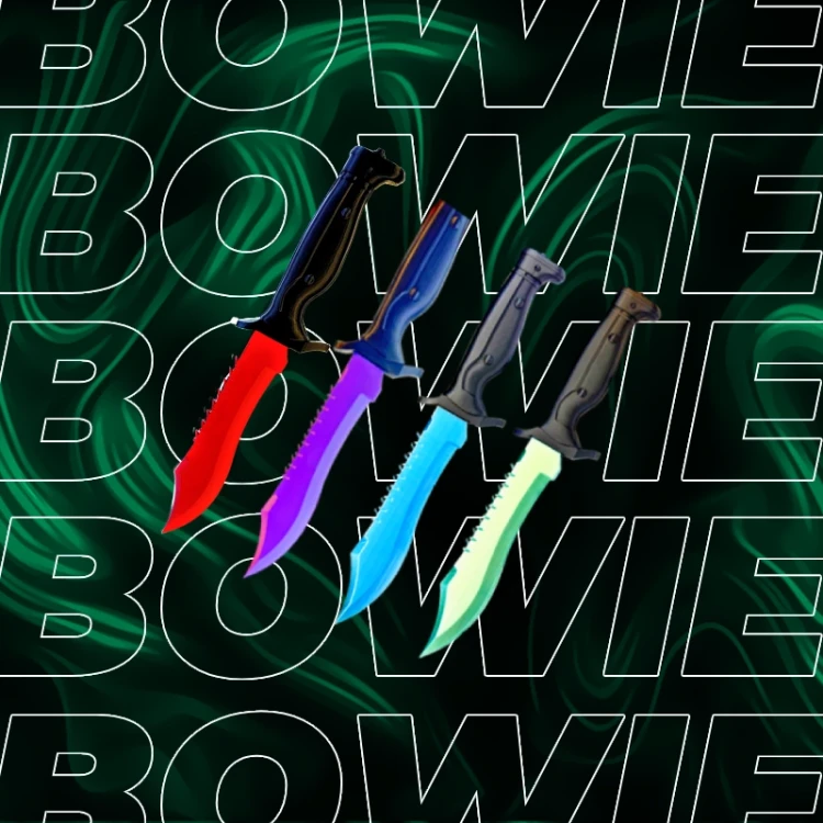 Nóż Bowie CS Różne Skórki Bezpieczny Druk 3D.webp