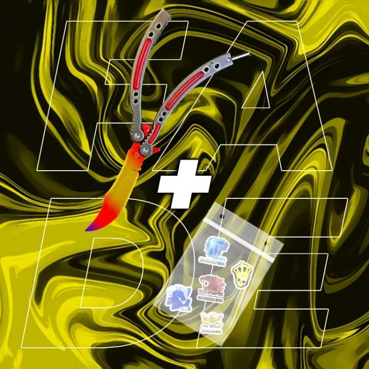 NÓŻ MOTYLKOWY MARBLE FADE TRENINGOWY CSGOCS2 IRL  .webp