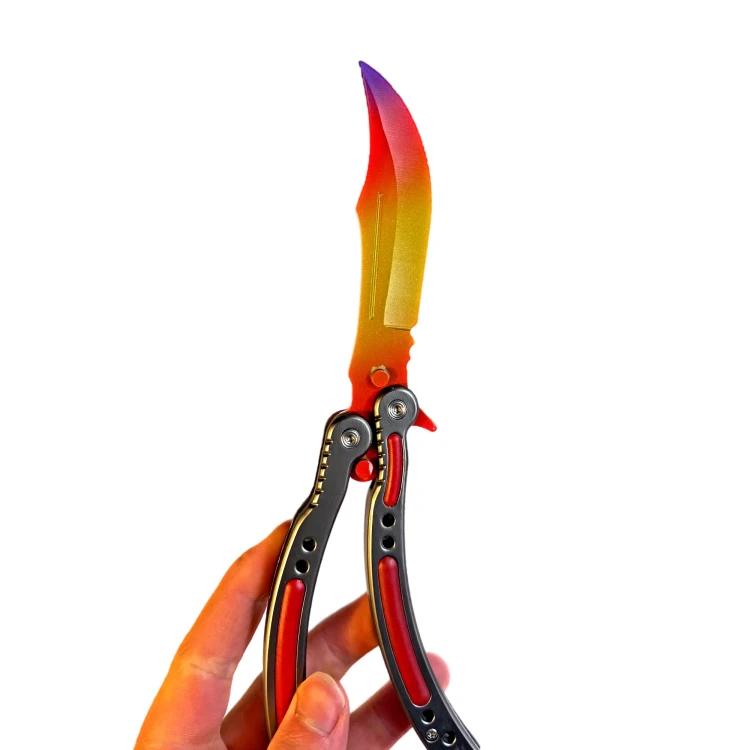 NÓŻ MOTYLKOWY MARBLE FADE TRENINGOWY CSGOCS2 IRL  .webp