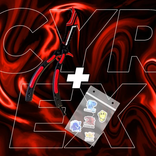 NÓŻ MOTYLKOWY CYREX TRENINGOWY CSGOCS2 IRL.webp