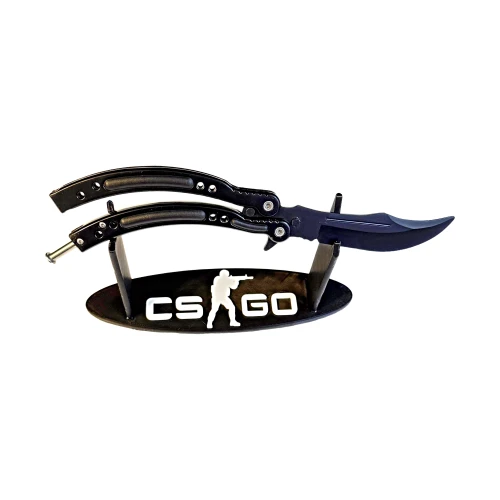 NÓŻ MOTYLKOWY BLACK TRENINGOWY CSGOCS2 IRL.webp