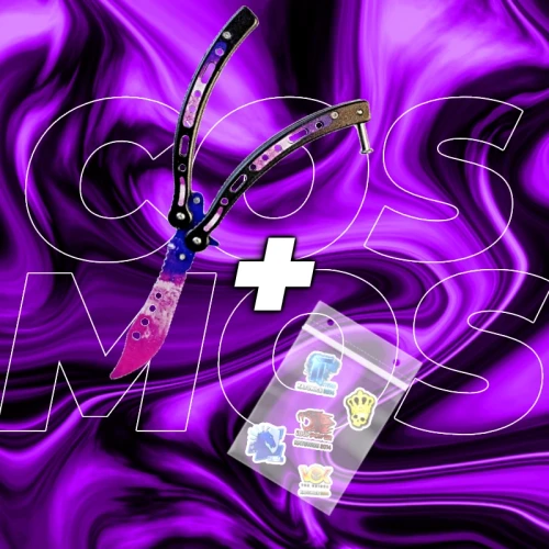 NÓŻ MOTYLKOWY COSMIC TRENINGOWY CSGOCS2 IRL .webp