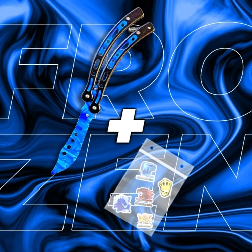 NÓŻ MOTYLKOWY FROZEN TRENINGOWY CSGOCS2 IRL    .webp